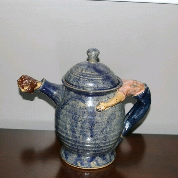 Crystal King Other - Bizarre teapot pottery by Crystal King art / decor